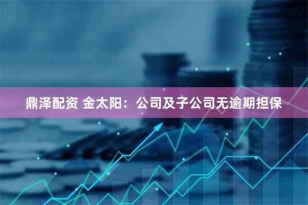 鼎泽配资 金太阳：公司及子公司无逾期担保